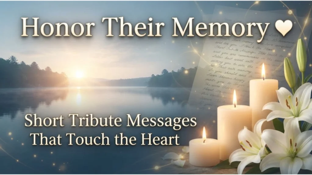 150+ Short Tribute Messages to Honor & Remember Loved Ones by Relationship