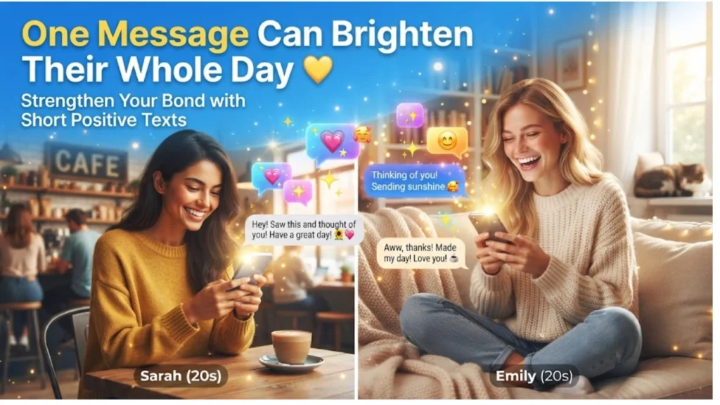 180+ Short Positive Messages for Friends by Category