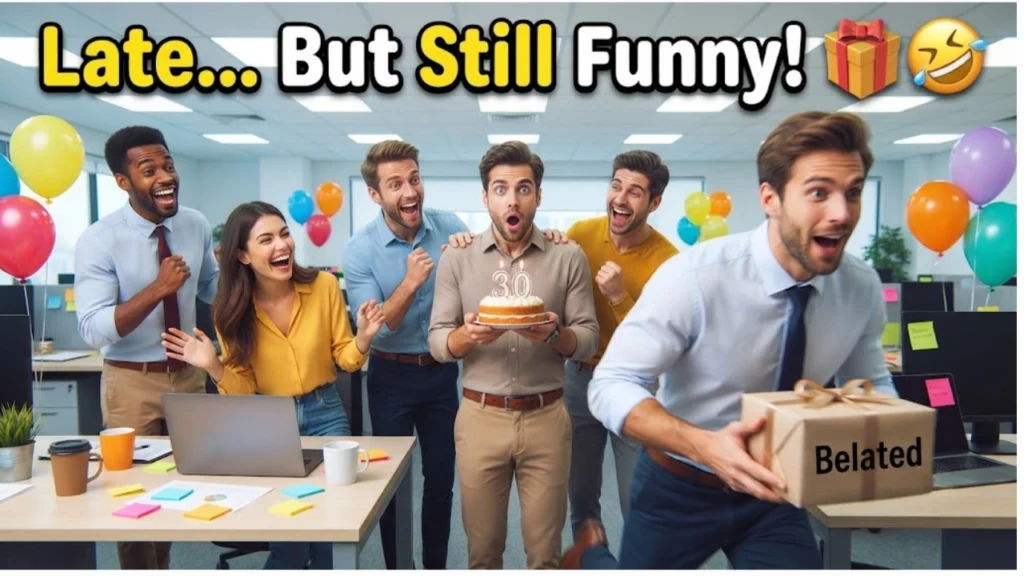 Funny 30th Birthday Messages for Coworkers and Belated Wishes