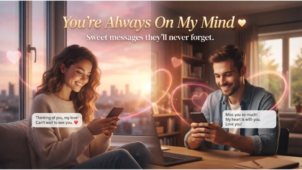 Heartfelt Thinking of You Messages for Someone Special