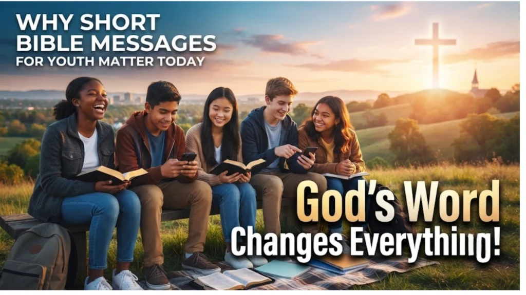 Why Short Bible Messages for Youth Matter Today