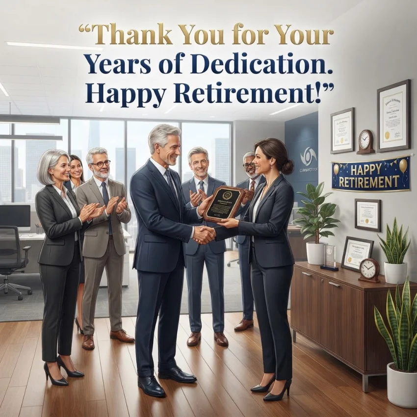 What Not to Say in a Coworker's Retirement Message