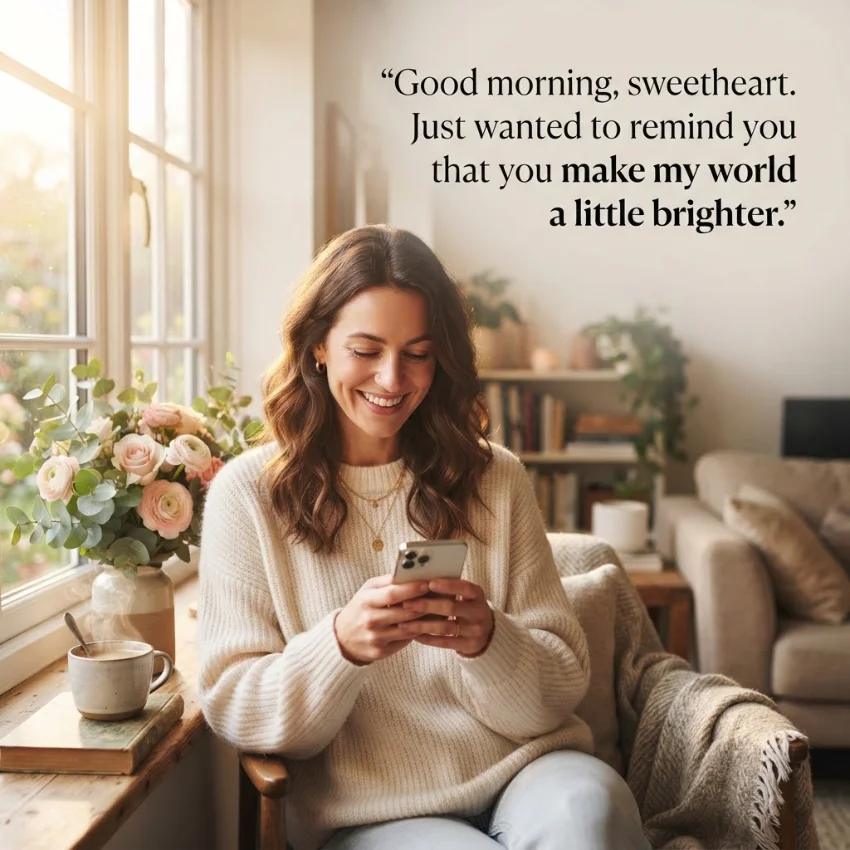 Flirty Good Morning Messages for Her