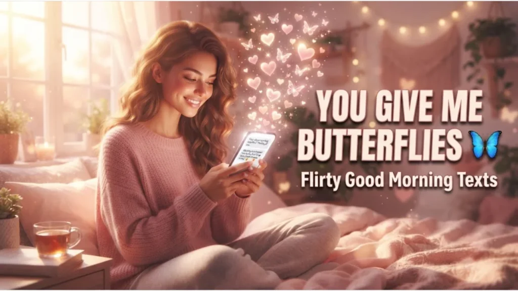 Flirty Good Morning Texts to Give Him Butterflies
