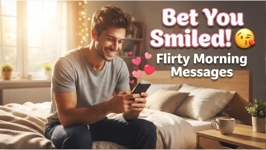 Flirty Good Morning Texts to Make Him Blush