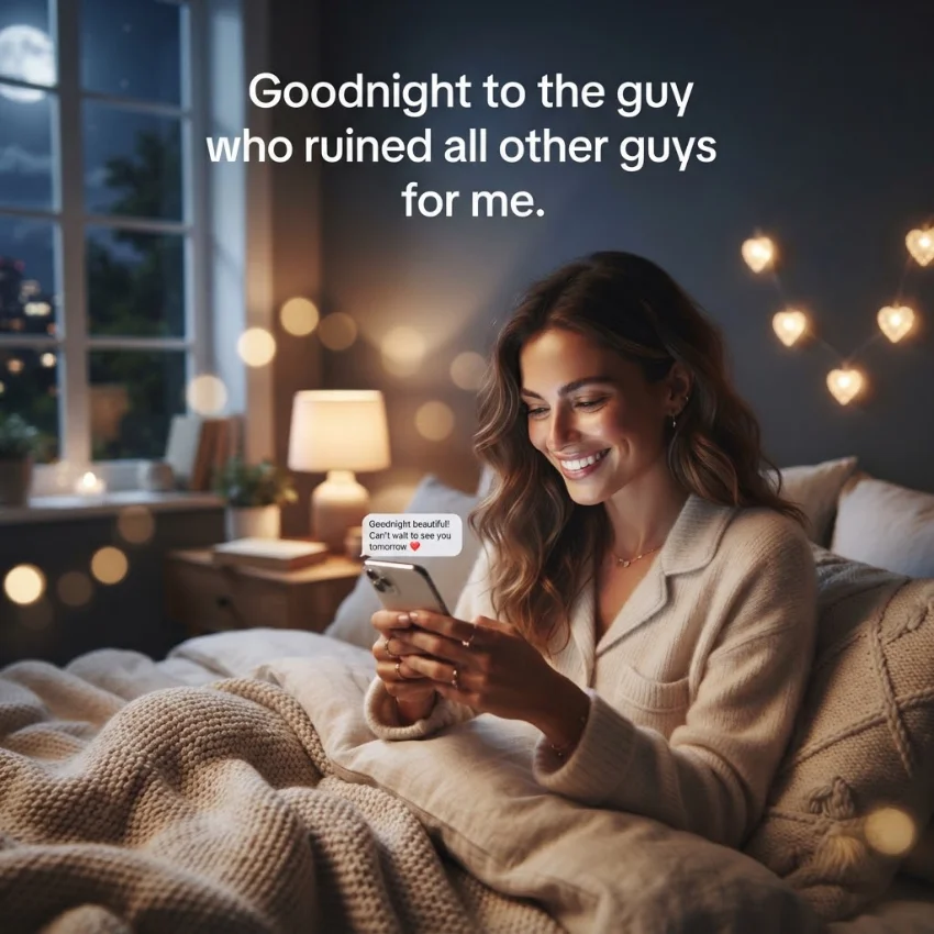 Flirty Good Night Texts for Him