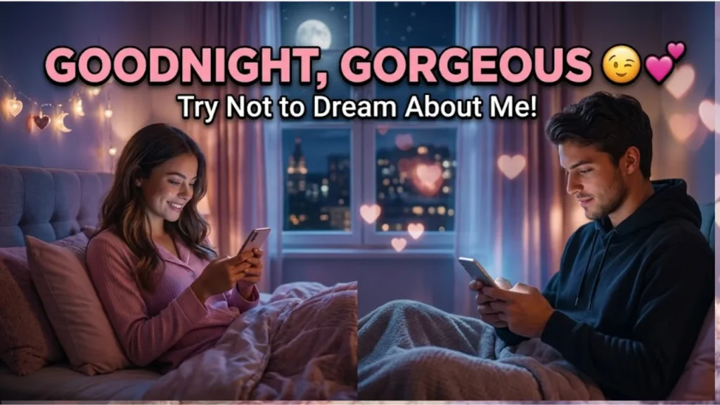 Flirty Short Goodnight Messages for Her