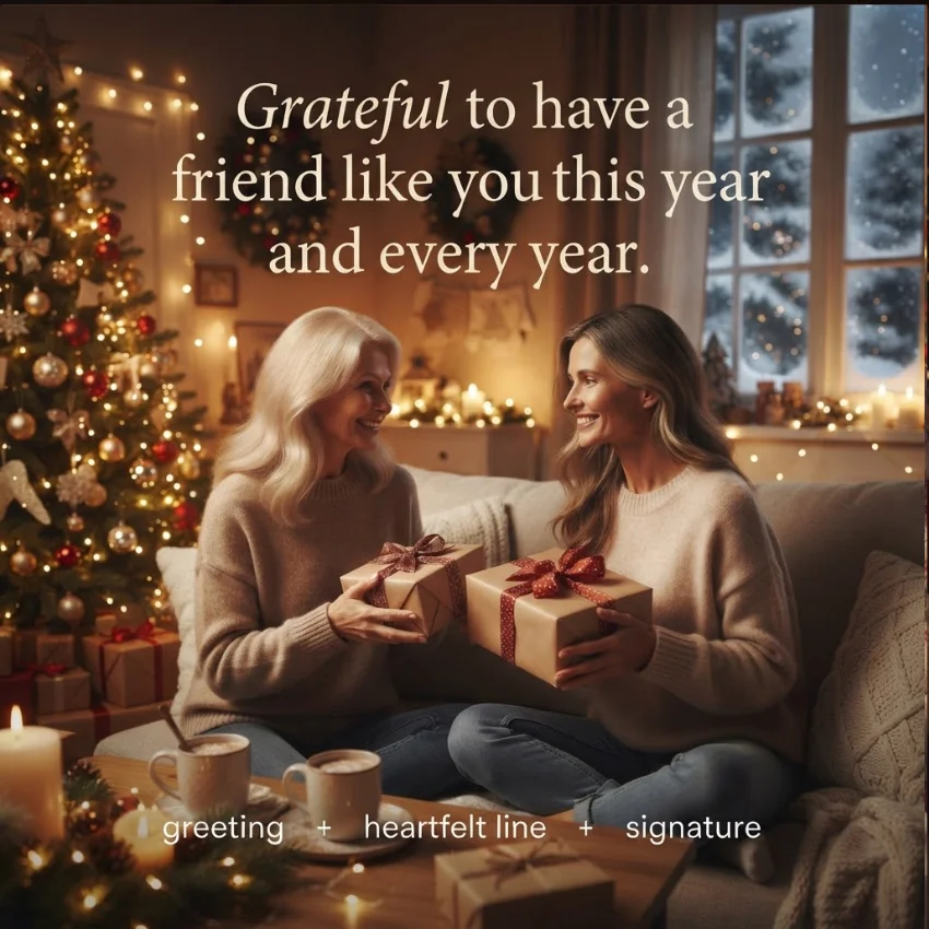 Holiday Card Messages for Friends