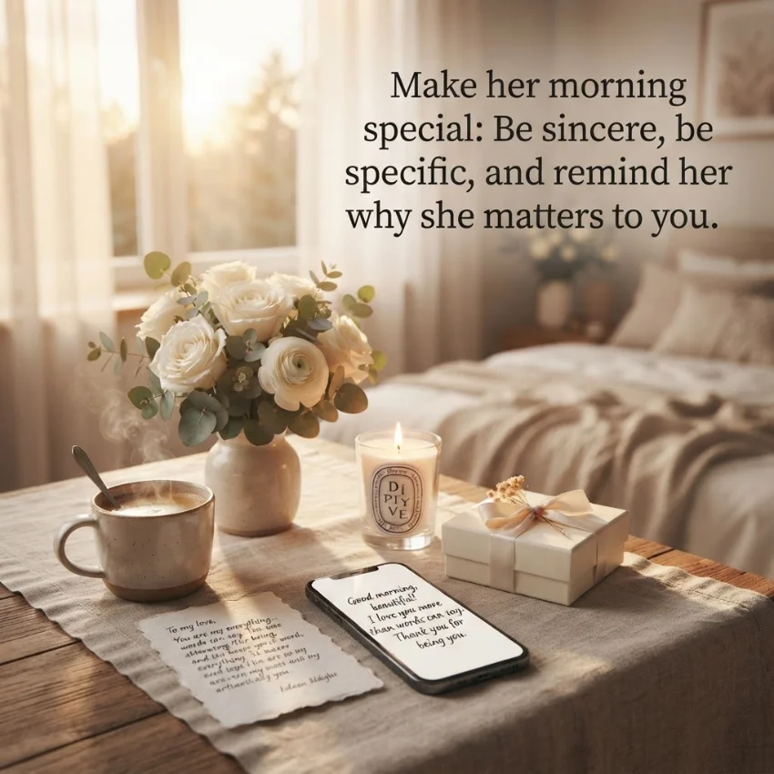 Make Her Feel Special With a Good Morning Text