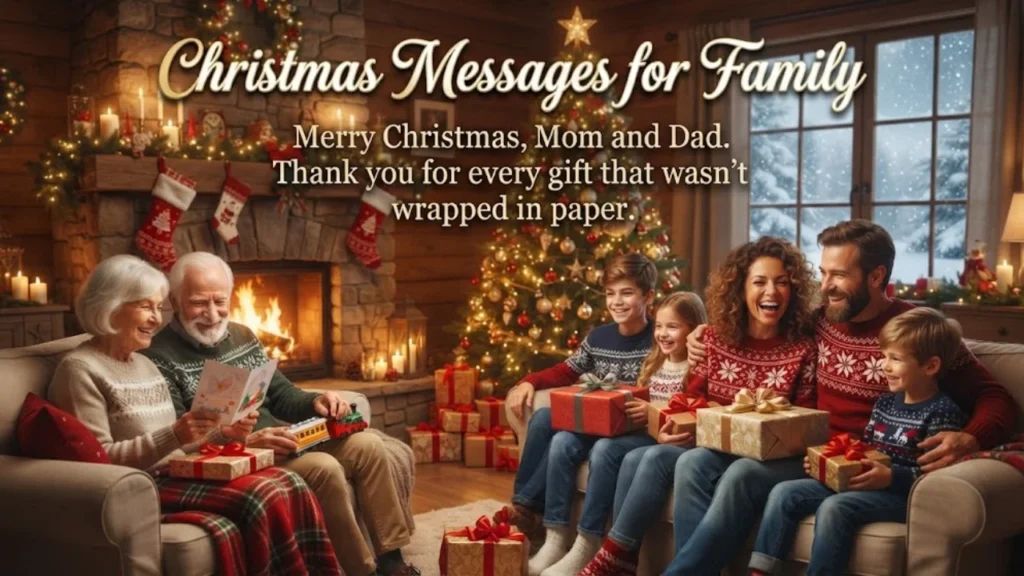 Short Christmas Card Messages for Family