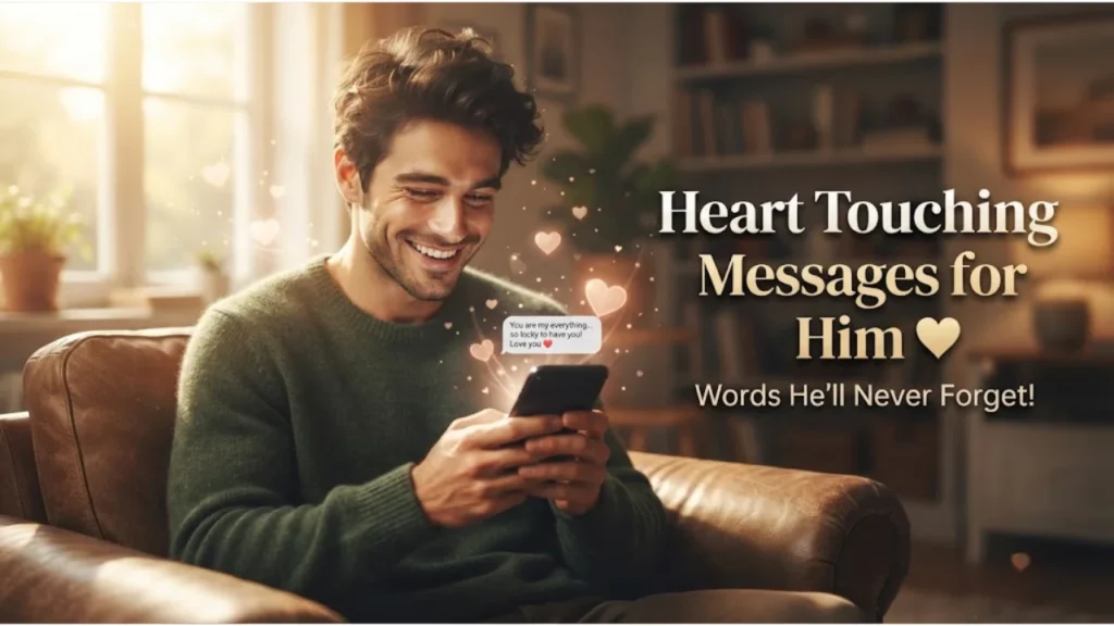 Short Heart Touching Love Messages for Him