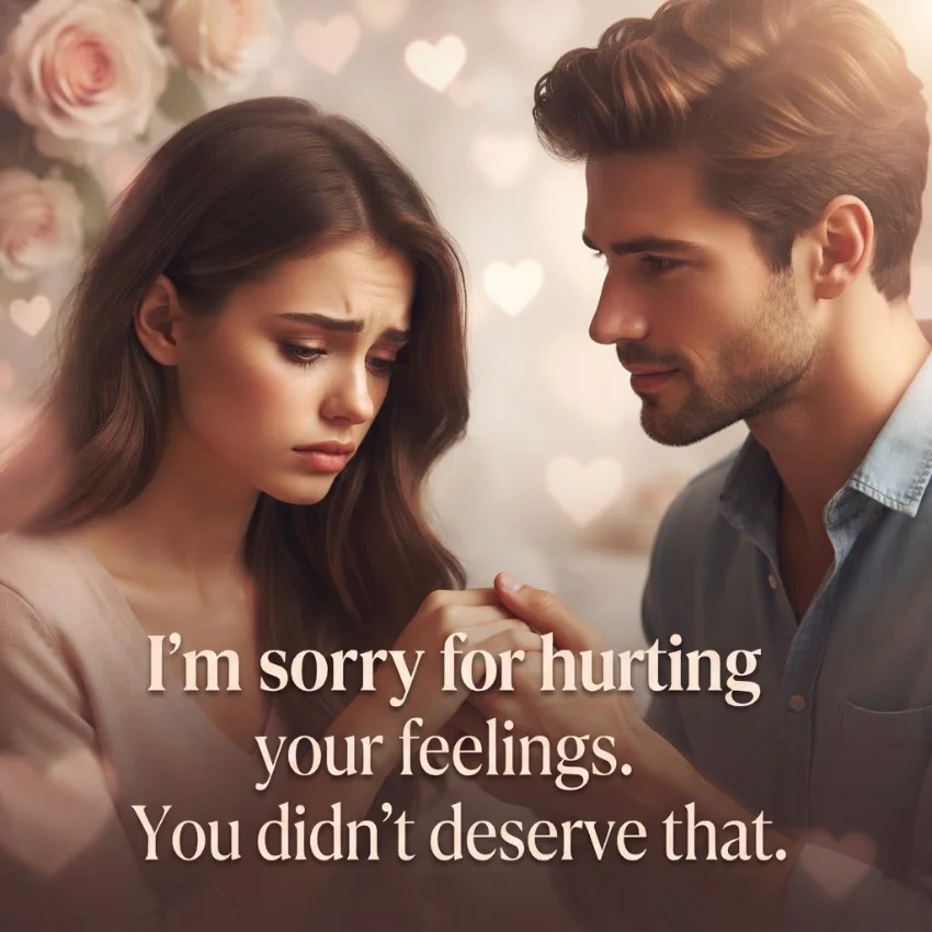 Short Heart-Touching Sorry Messages for Girlfriend