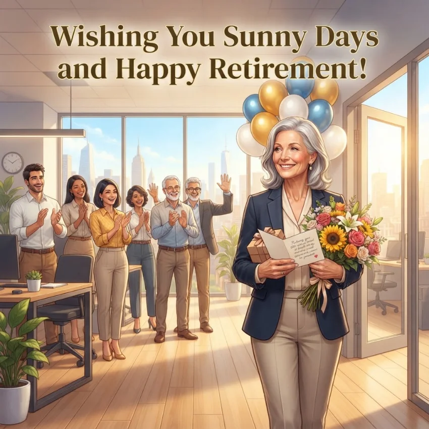 Short Retirement Message for a Coworker