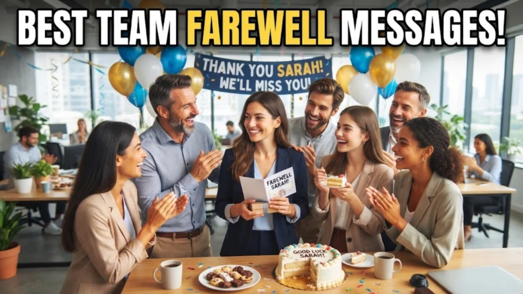 Short Thank You Messages for Coworkers When Leaving a Job