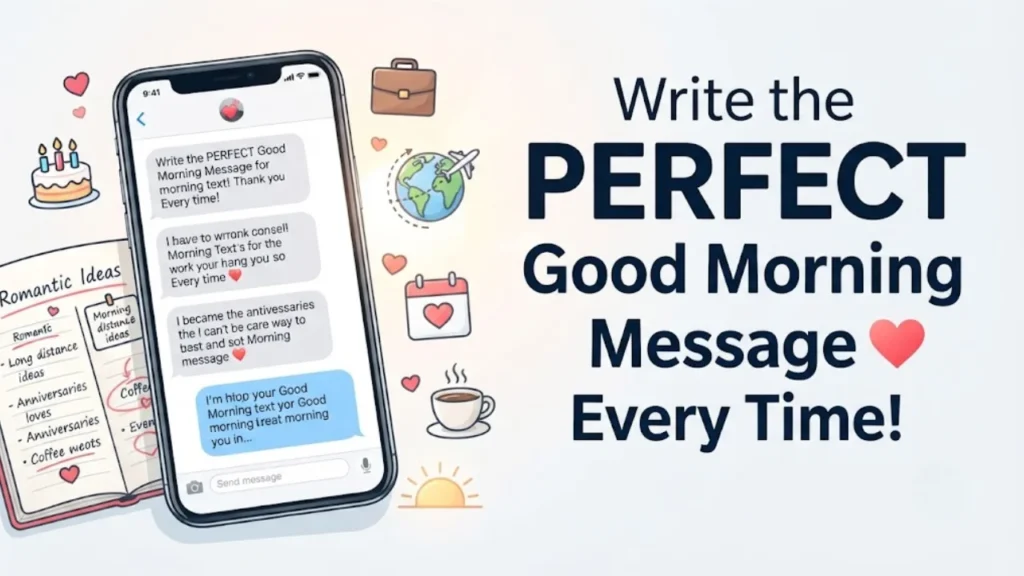 Short and Simple Good Morning Texts for Him