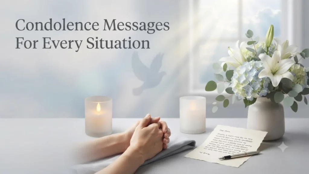 Short and Text-Friendly Sorry for Your Loss Messages