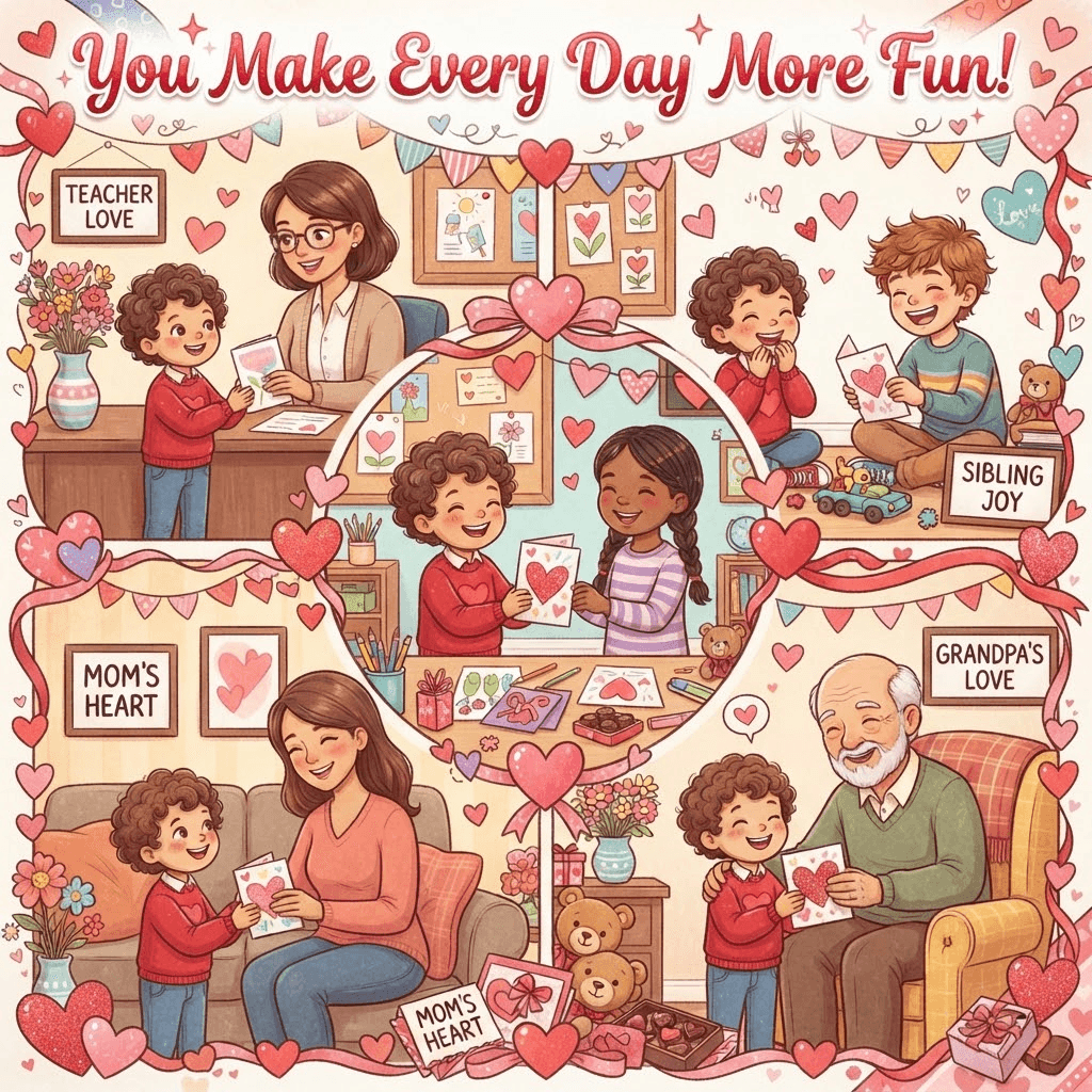 Silly Valentine Messages for Kids