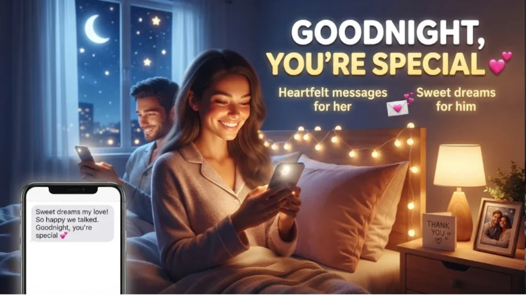 Why Short Goodnight Messages for Him Actually Work