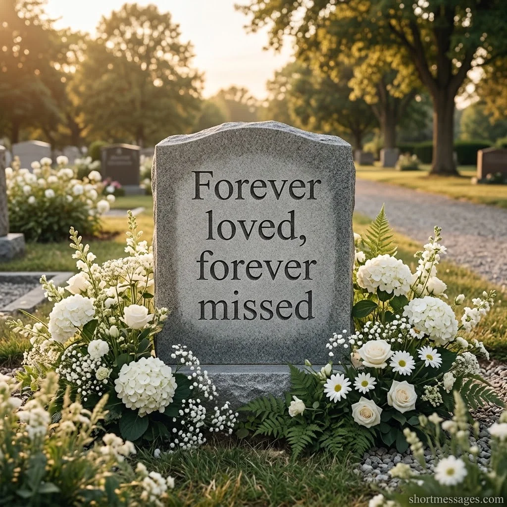 170+ Heartfelt Short Messages for Tombstones