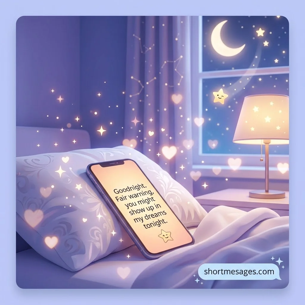 Long-Distance and Situational Good Night Messages for Crush