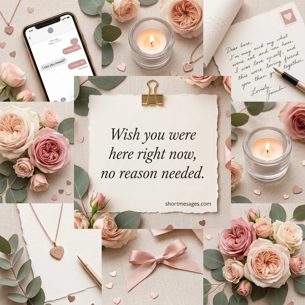87+ Short Miss You Messages for Him