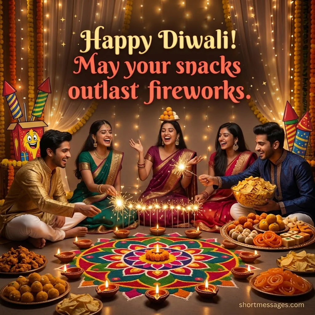 Fun, Unique and Funny Diwali Wishes for Friends