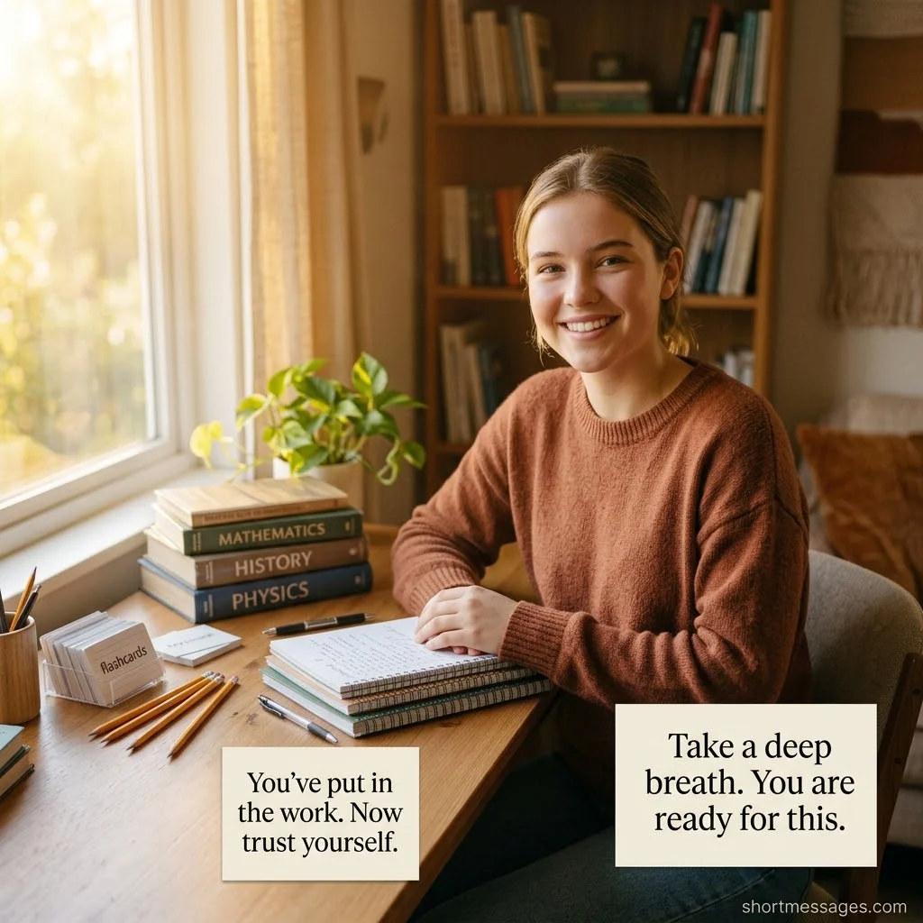 Messages Before a Test Actually Work