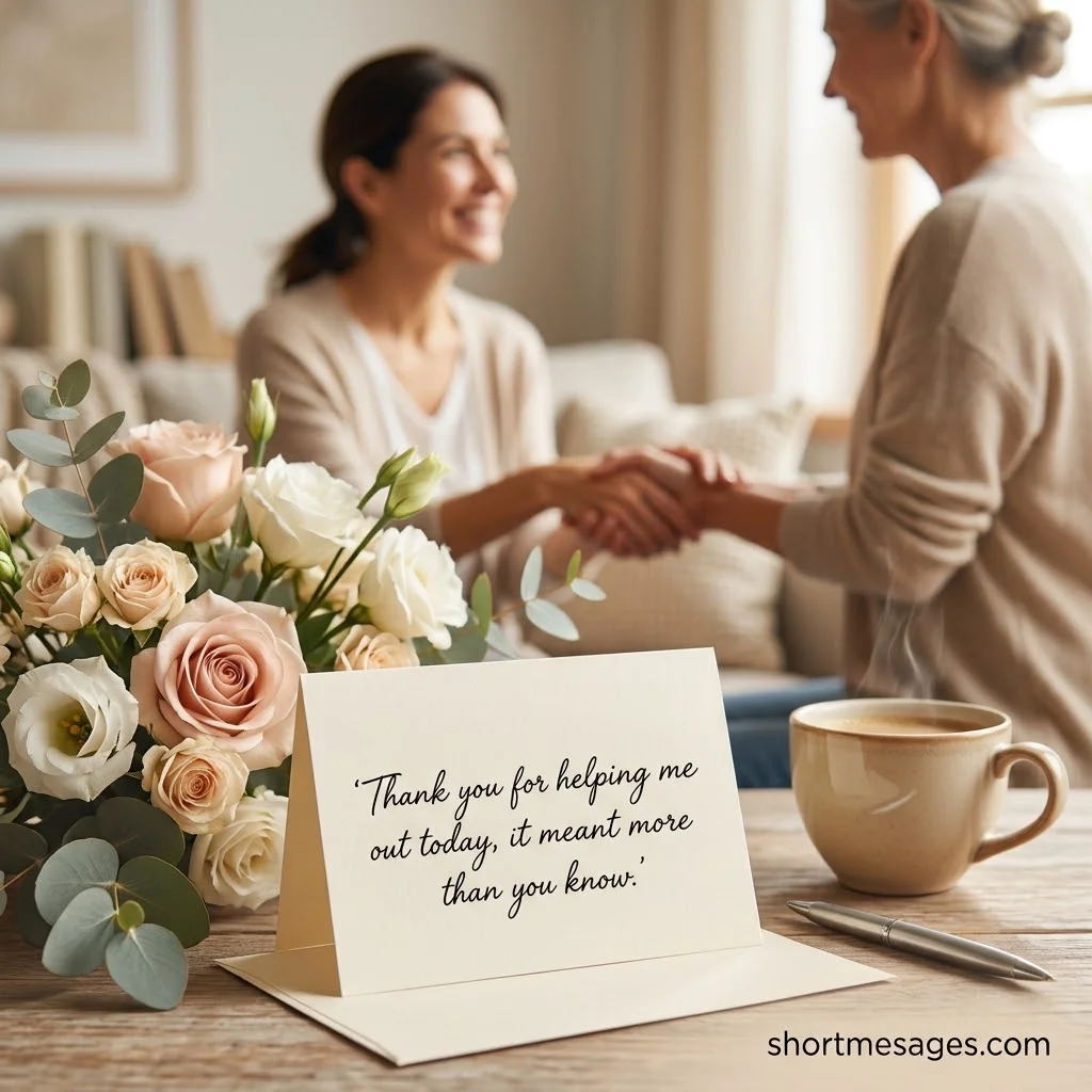 Messages for Someone Who Helped Me