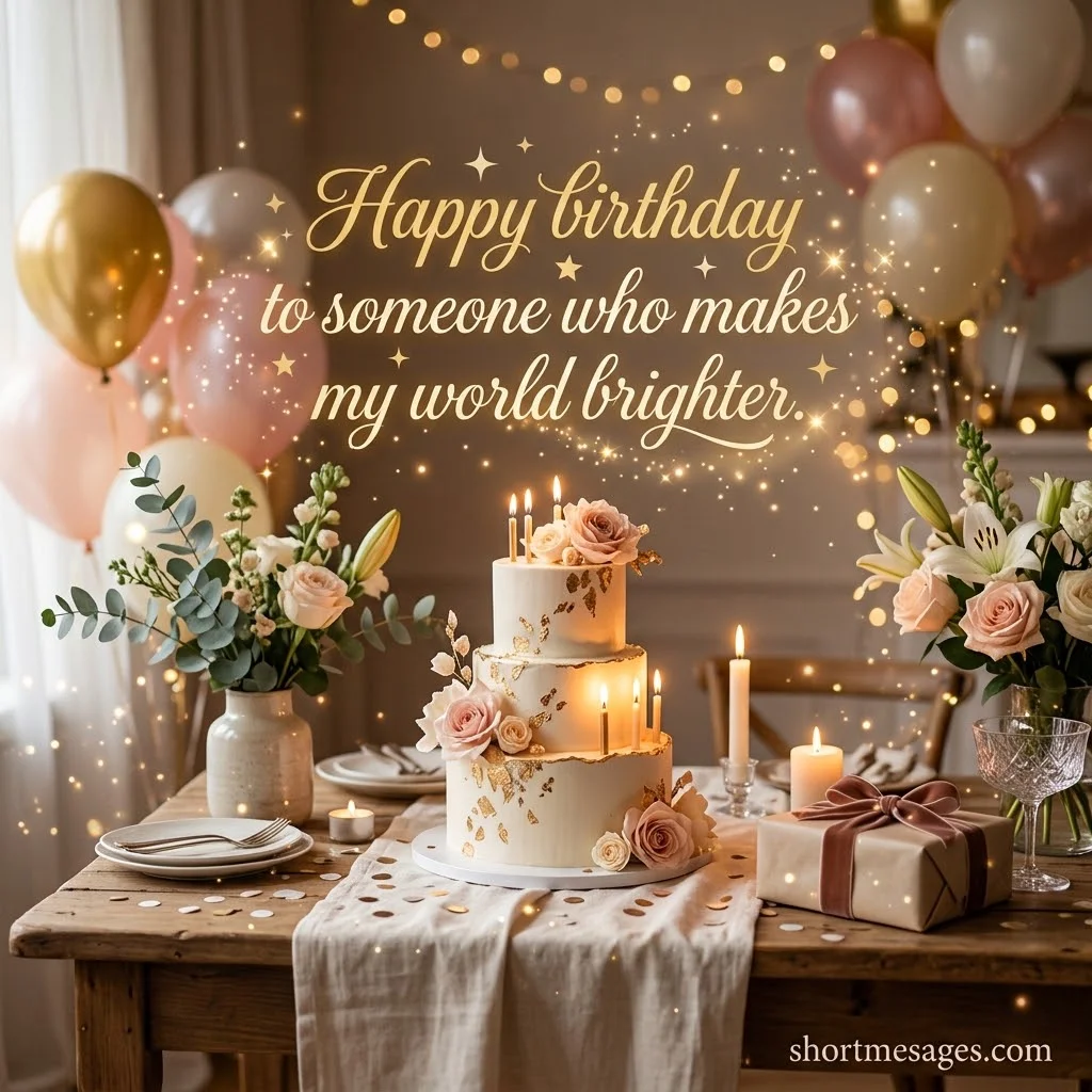 Short Happy Birthday Messages for Someone Special