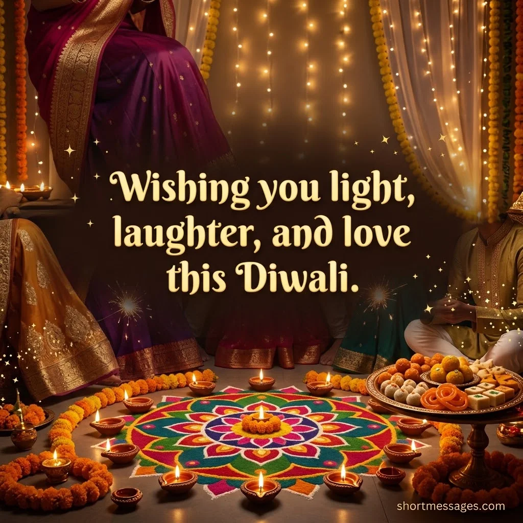 Short and Sweet Diwali Messages for Friends