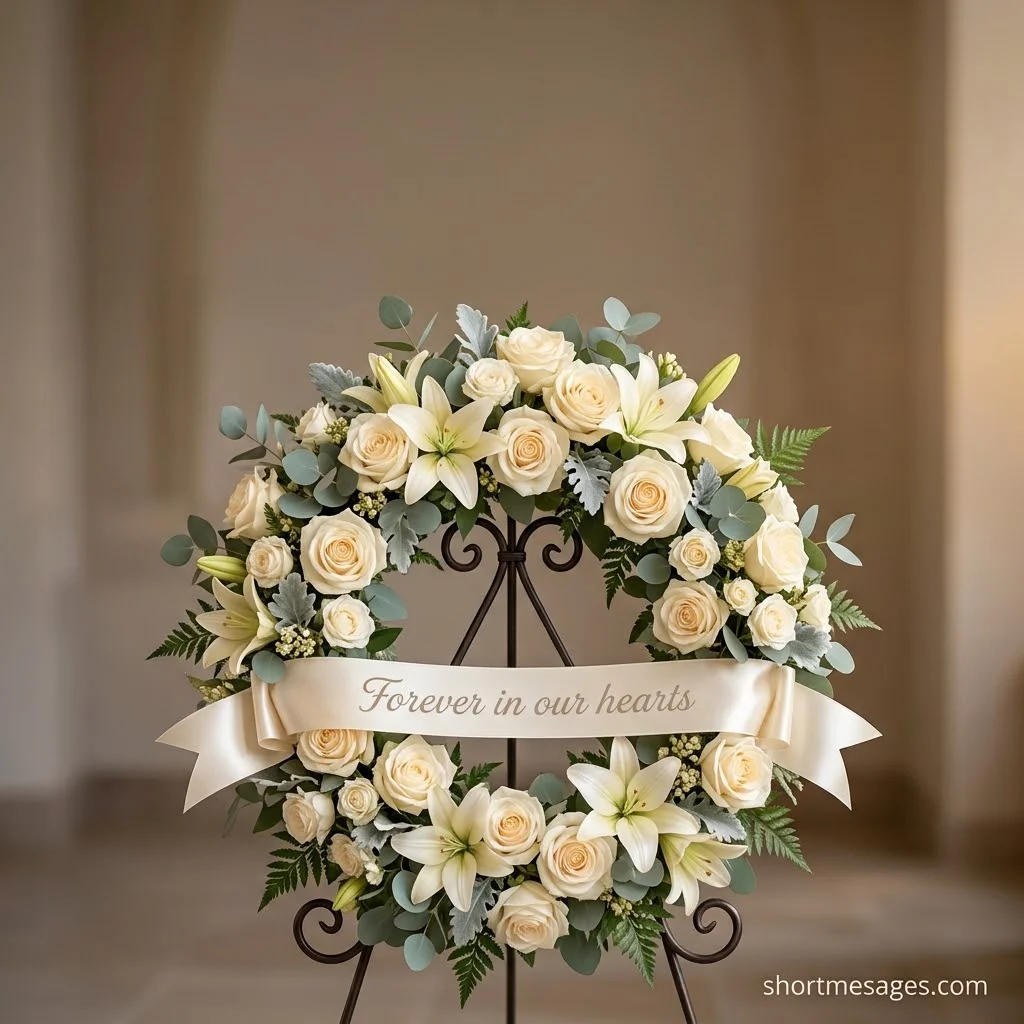 Short Messages for Funeral Wreaths