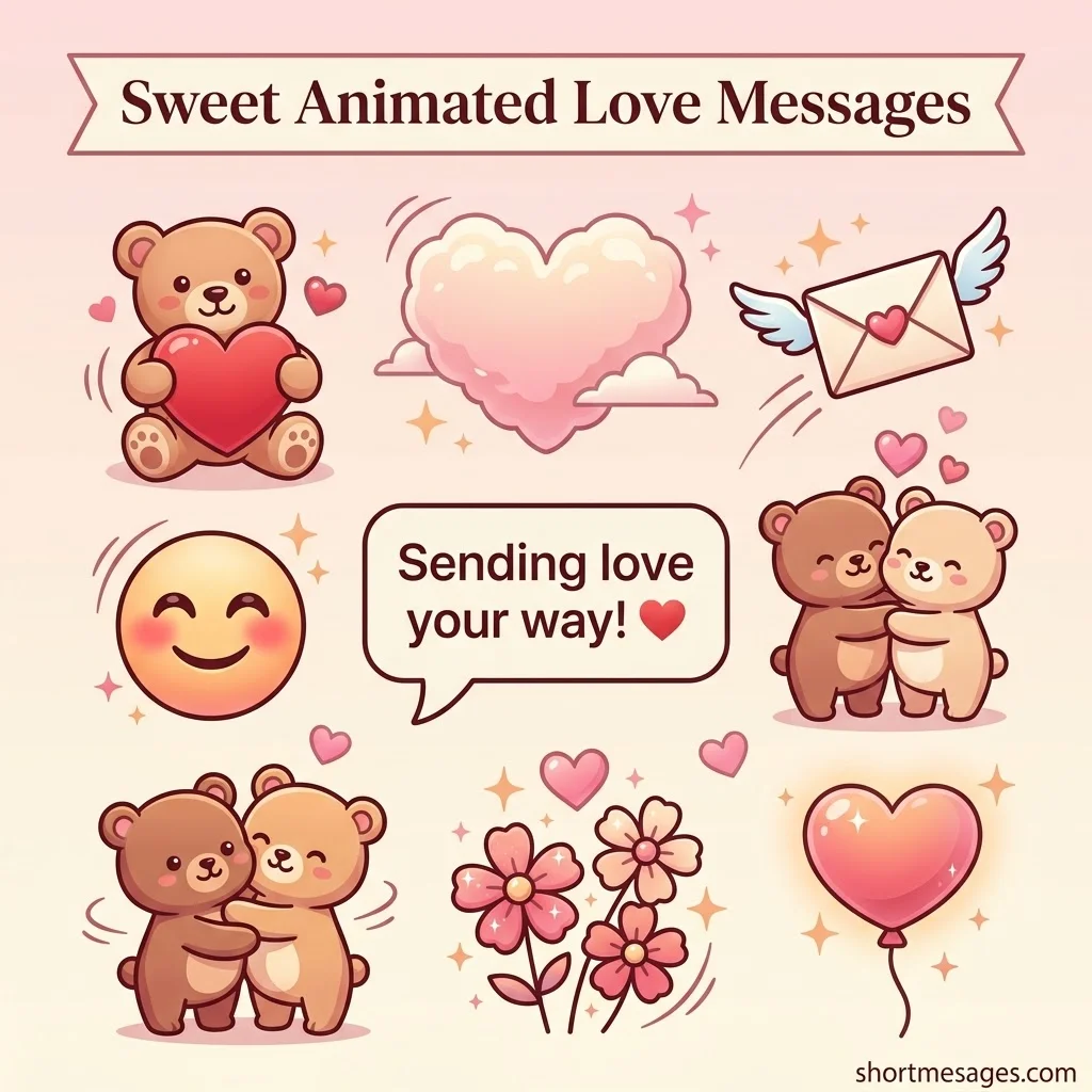 Cute Short Animated Images for Text Messages