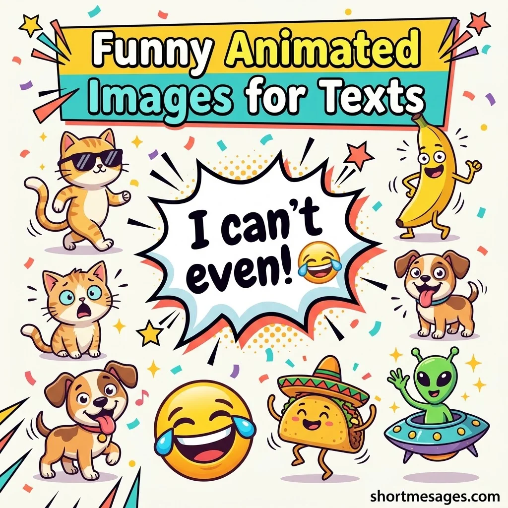 Short Animated Images for Texts