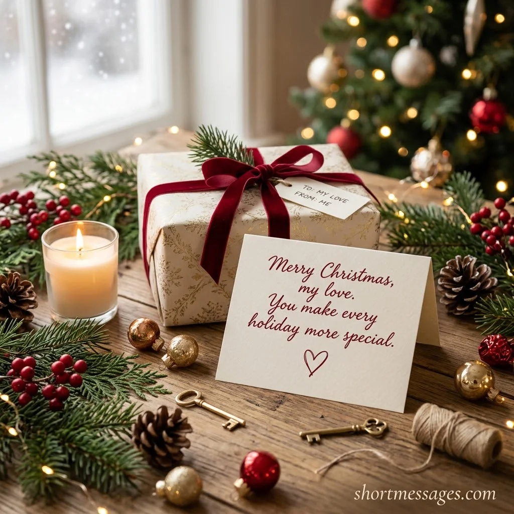 Flirty Christmas Messages and Quotes for Him