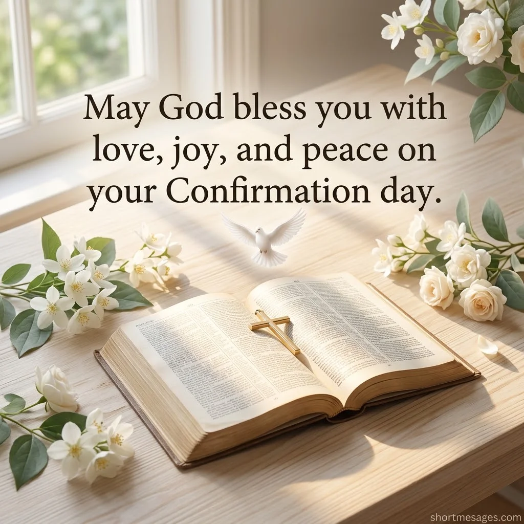 Confirmation Blessings and Bible Verse Messages