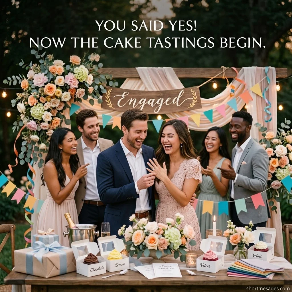 Funny Short Engagement Messages