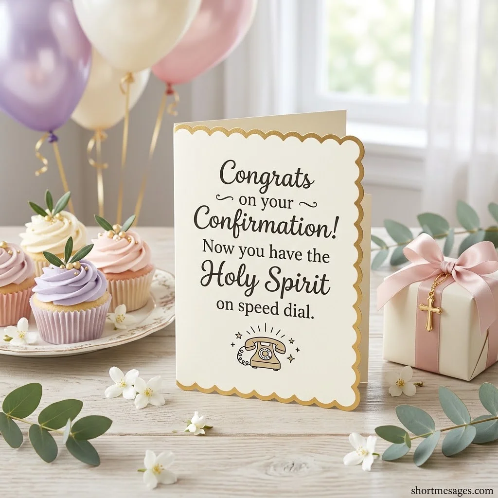 Funny and Social Media Confirmation Messages
