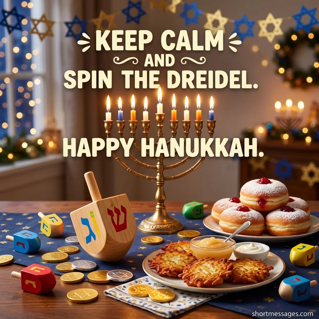 Hanukkah Messages for Work, Neighbors 
