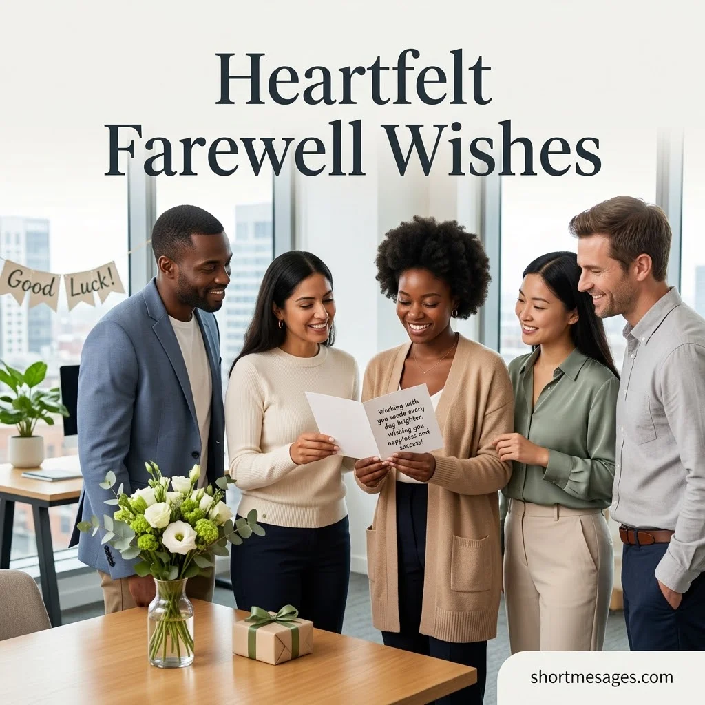 Heartfelt Farewell Wishes to Say Goodbye to a Colleague