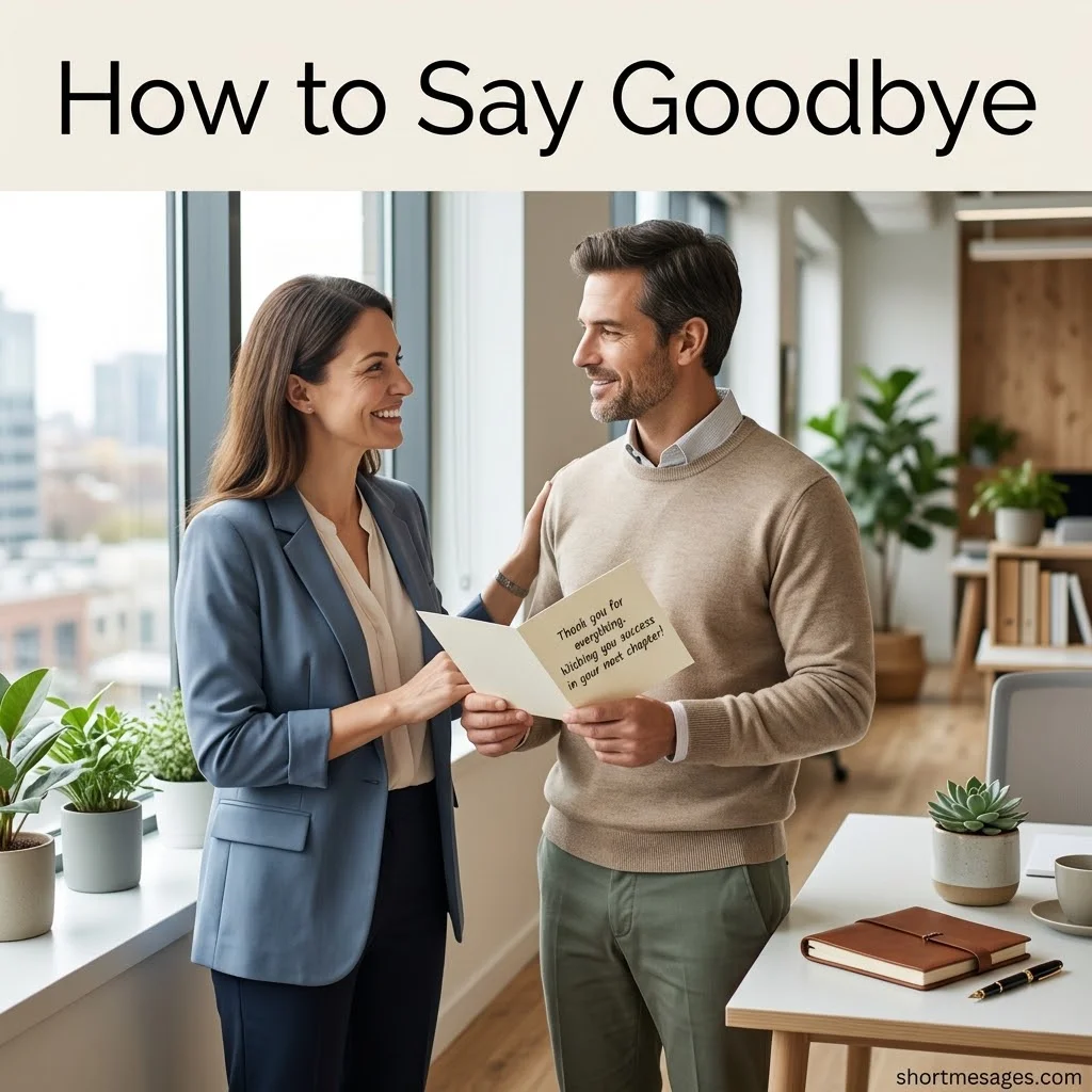 How to Say Goodbye to Colleagues Leaving