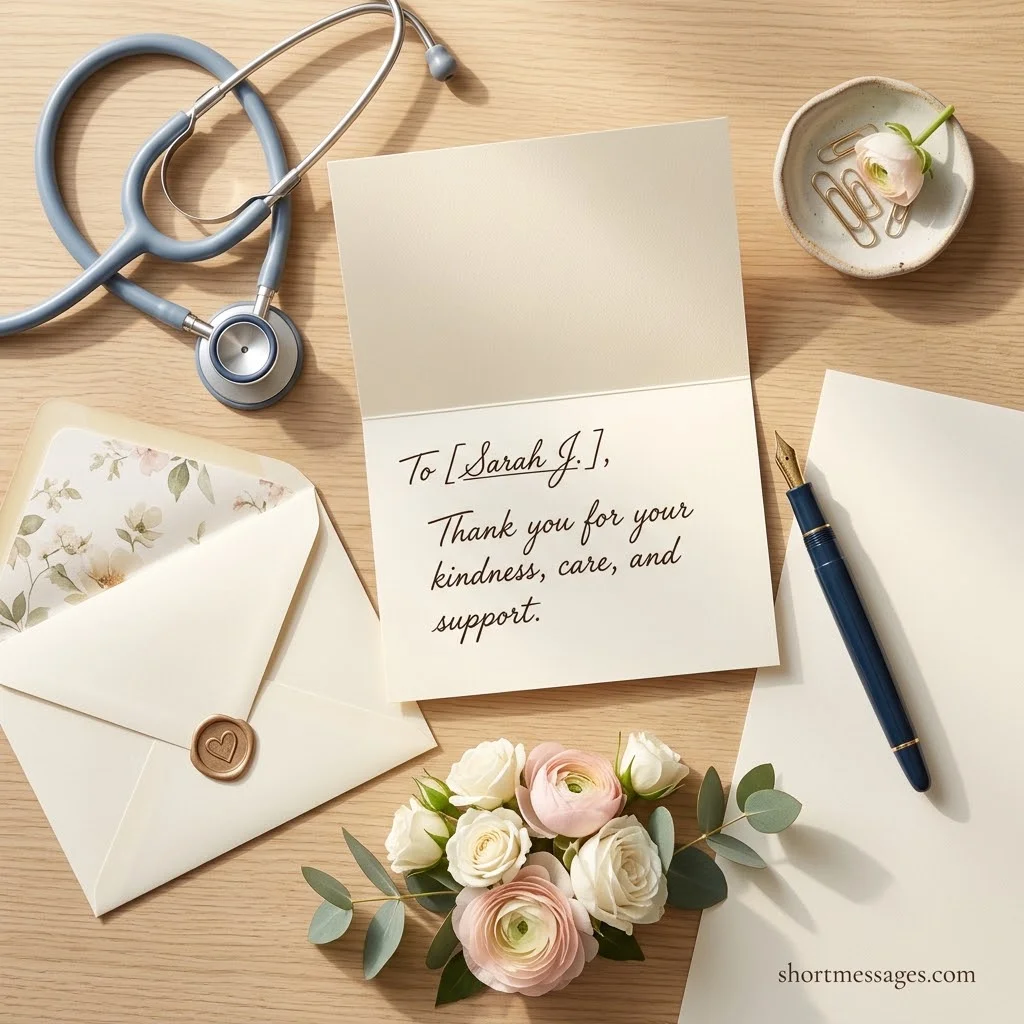 How to Write a Thank You Note for Medical Care
