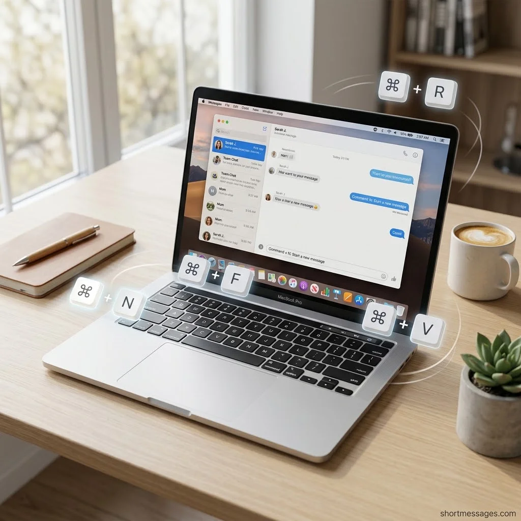 Keyboard Shortcuts for Messages on Mac