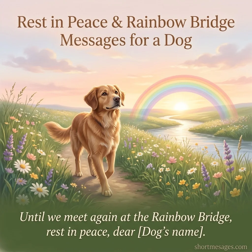 Messages for DogsRest in Peace and Rainbow Bridge Messages