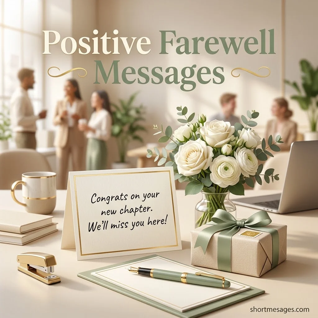 Positive Short Messages for Colleagues Leaving