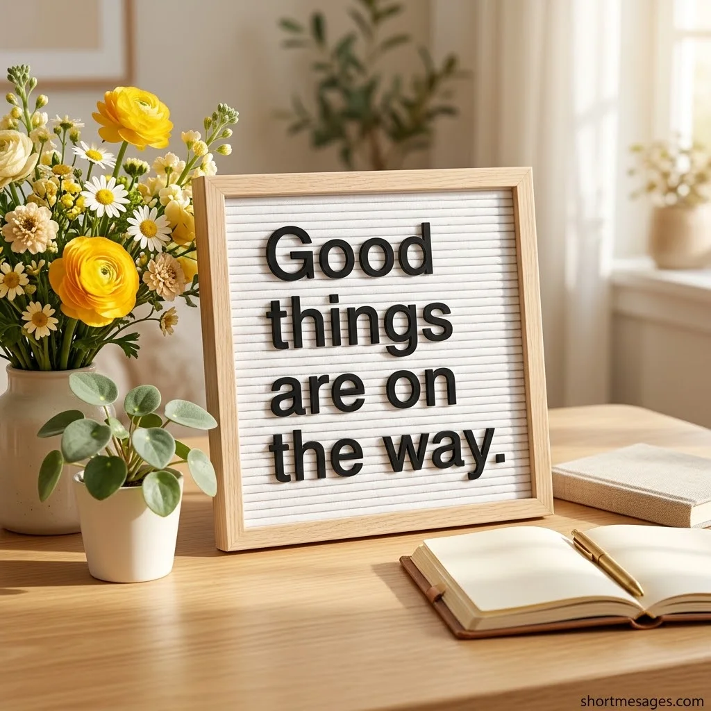 Positive Short Messages for Message Board