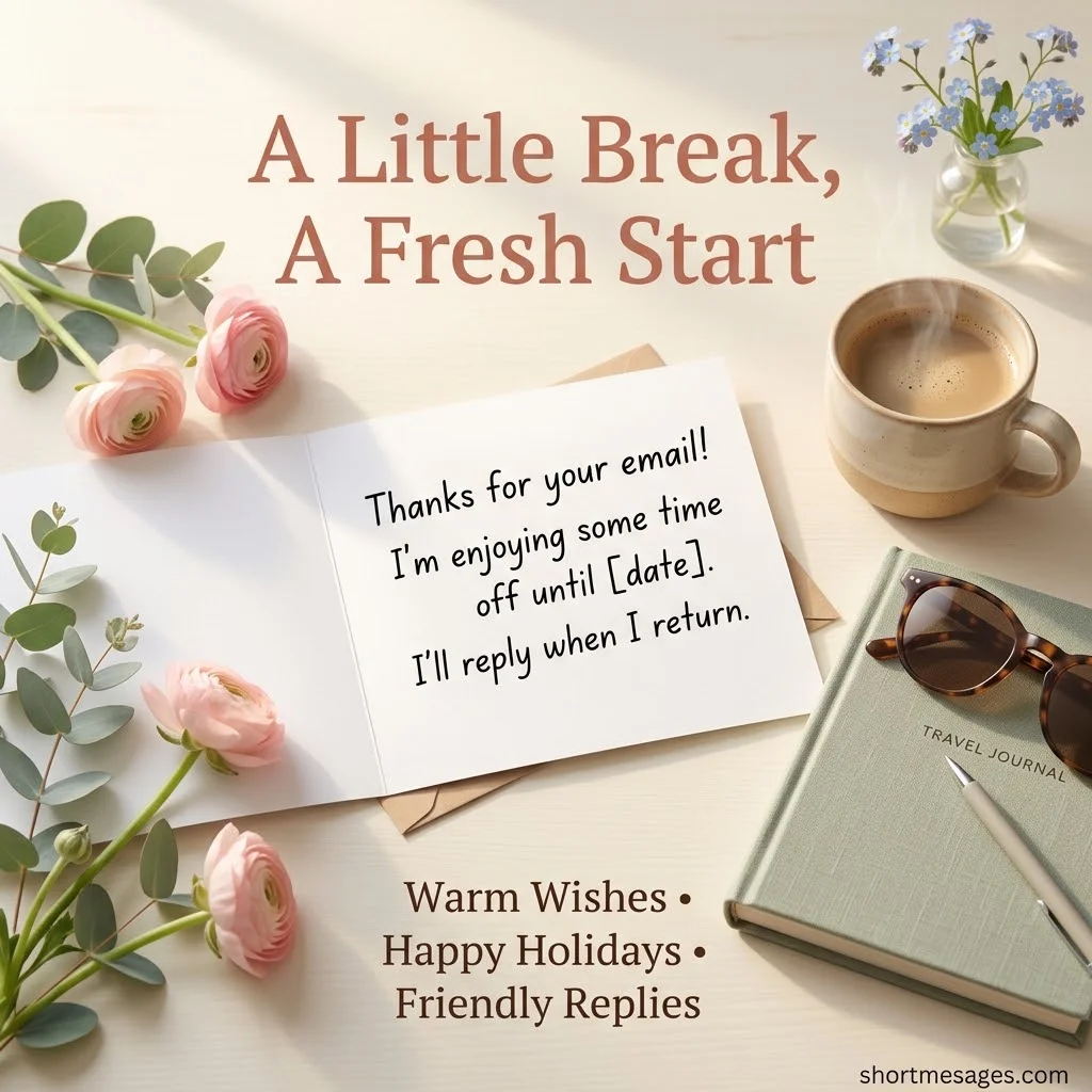 Positive and Friendly Vacation Messages