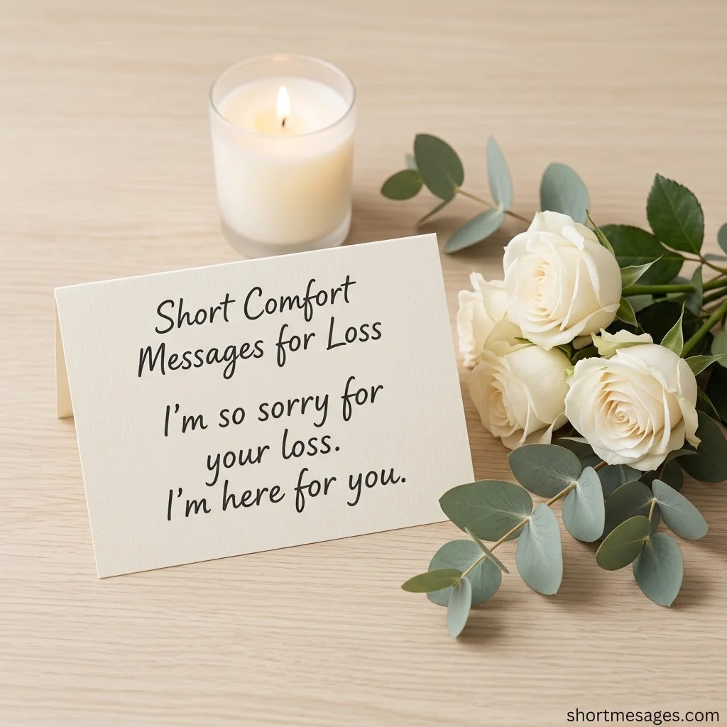 Short Comfort Messages for Loss to Send Today