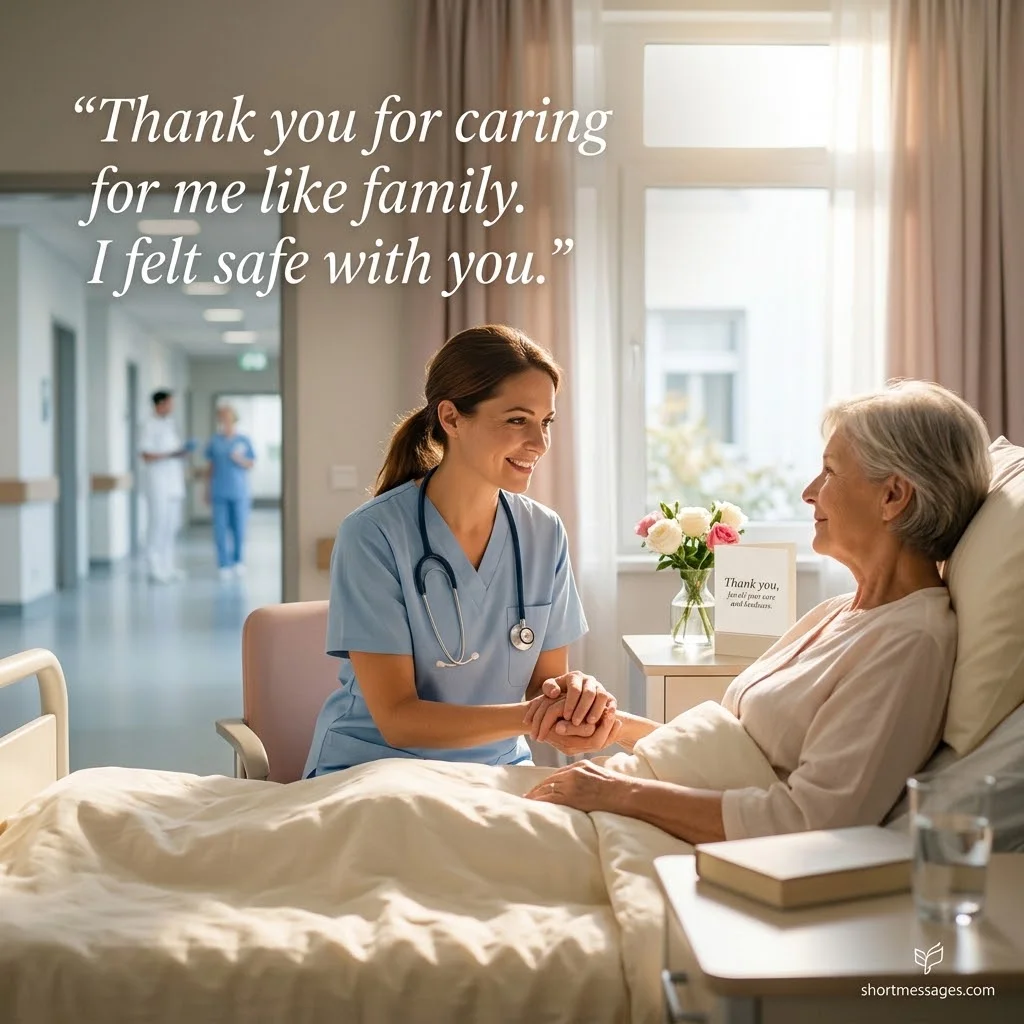 Short Thank You Messages for Nurses