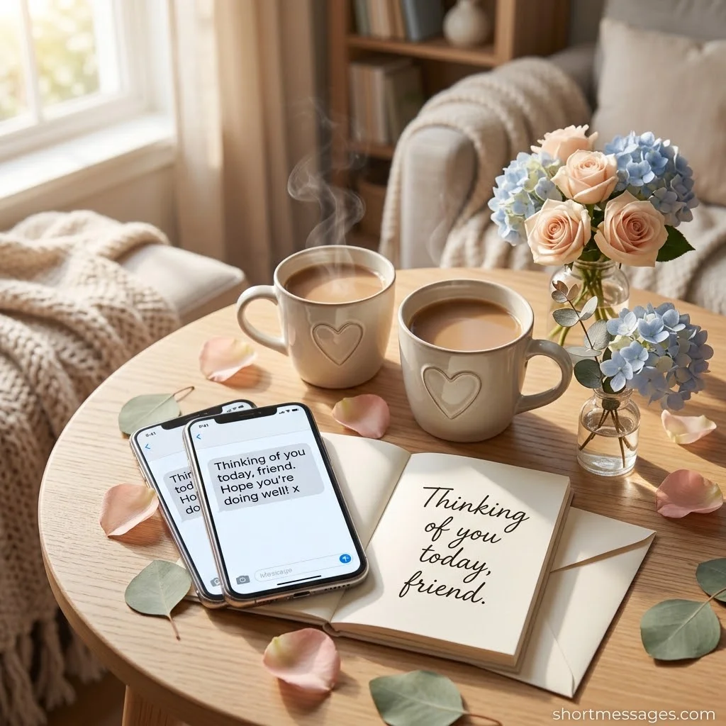 Short Thinking of You Messages for a Friend