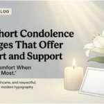 120+ Short Condolence Messages That Offer Comfort and Support
